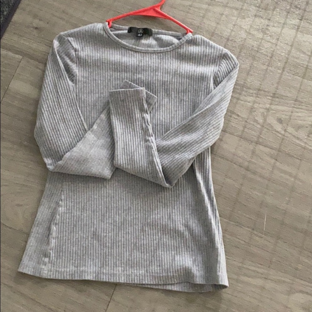 Grey tight fitting sweater!